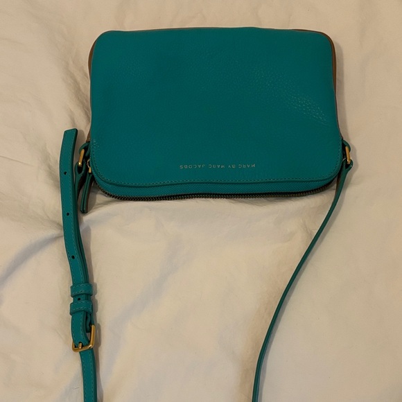 Marc by Marc Jacobs Turquoise and Tan Crossbody Bag - Picture 10 of 14